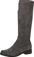 Caprice Flat Boot dk grey stretch