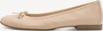 Tamaris leather Ballerina Nude