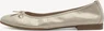 Tamaris leather Ballerina champagne