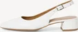 Tamaris leather Slingpumps White
