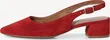Tamaris leather Slingpumps red