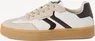 Tamaris leathersneaker Low Off White comb