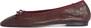 Tommy Hilfiger Ballerina Soft Leather Burgundy