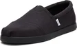 TOMS Alp Fwd all black recycled cotton canvas