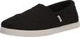 TOMS Alp Fwd black recycled cotton canvas
