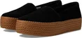 TOMS Valencia black suede